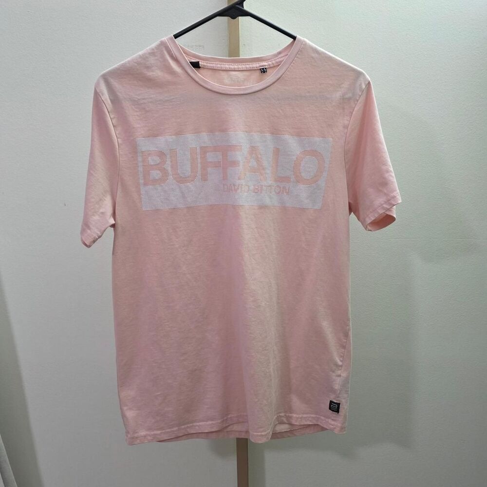 Buffalo-david-bitton Men's Pink T-shirt